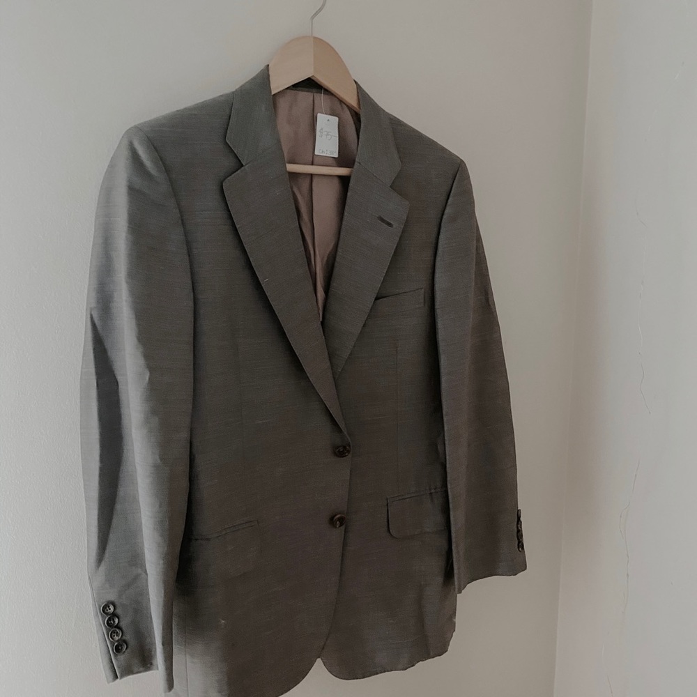 Oversized Vintage Gray Blazer